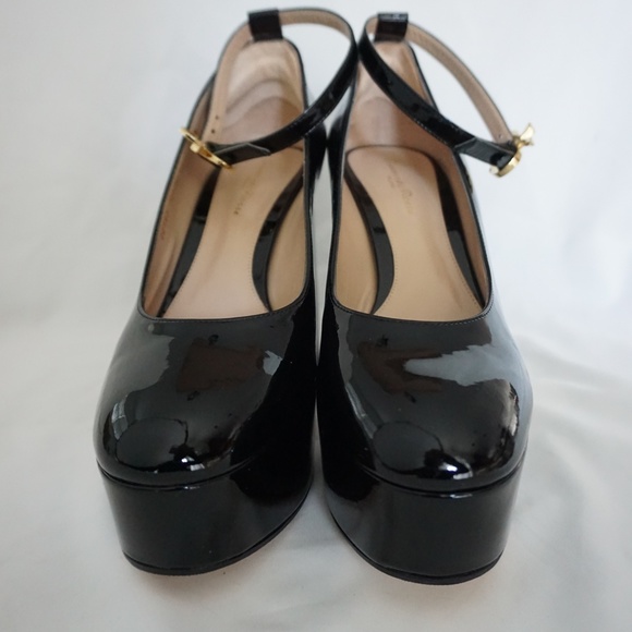 Gianvito Rossi MANILA Black Patent Leather Platform Mary Jane Shoes Trendy!! - Picture 6 of 15